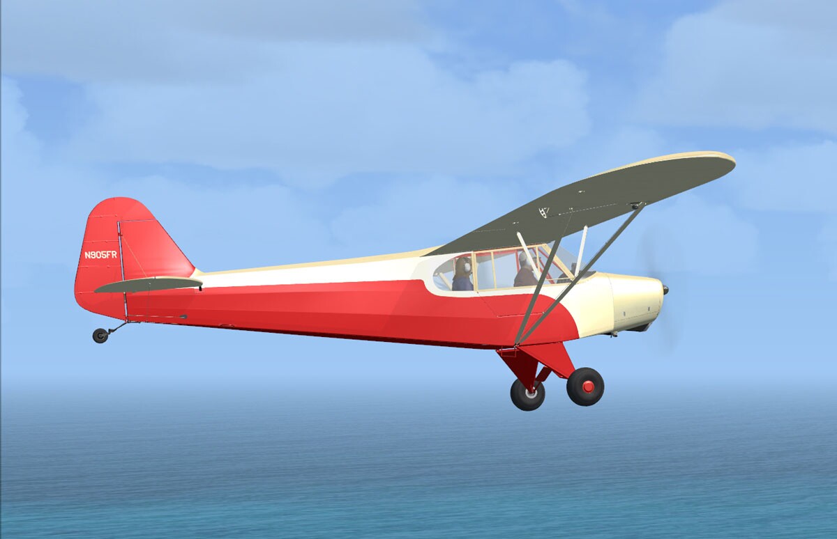 PA-11 Cub Special — FSX archive screenshot 16 of 17