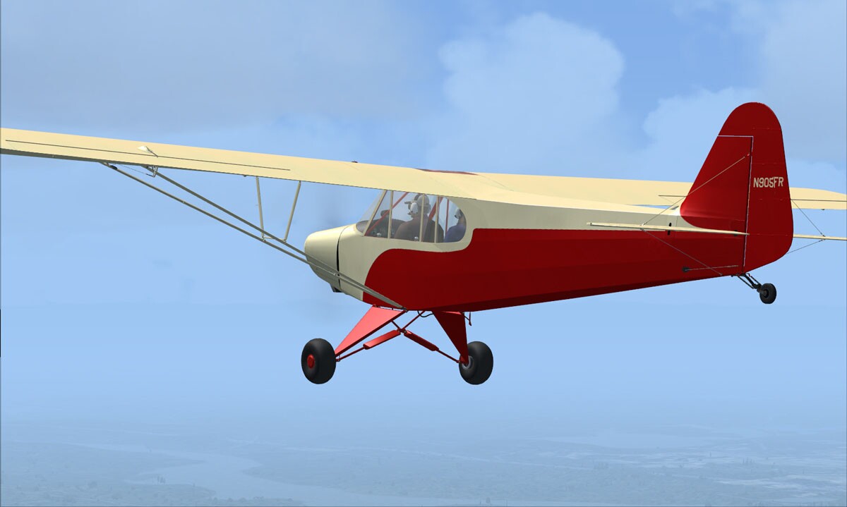 PA-11 Cub Special — FSX archive screenshot 5 of 17