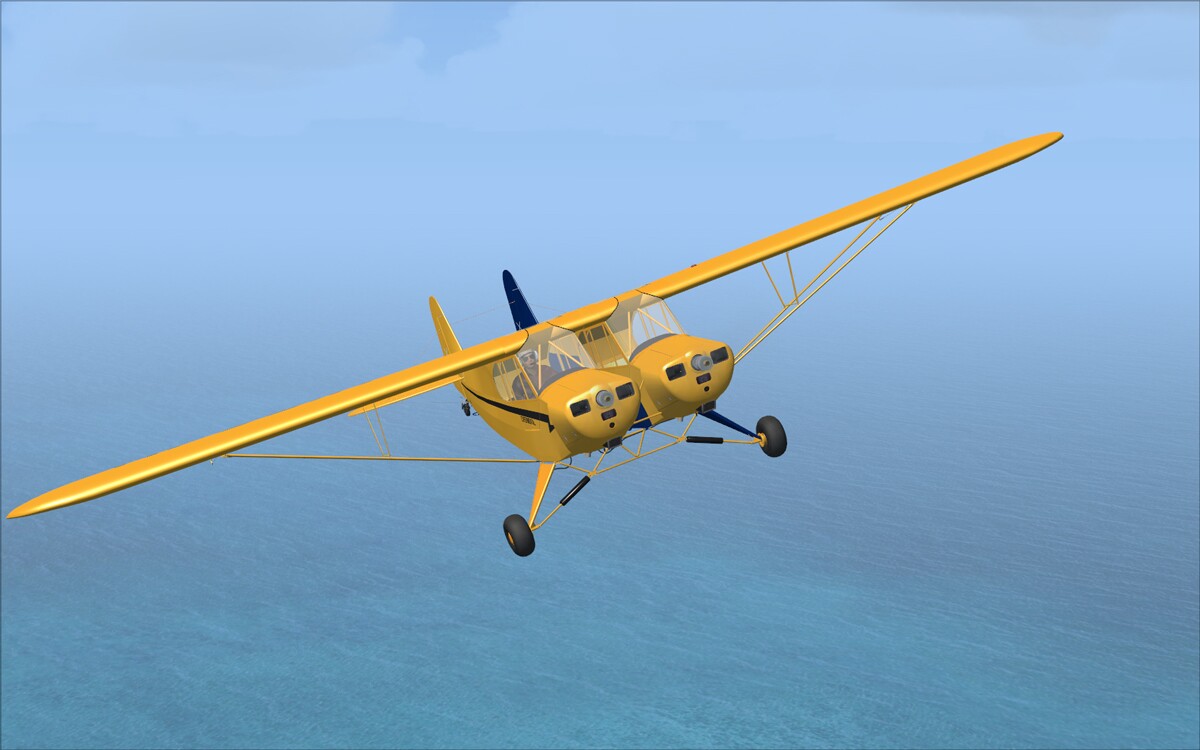 PA-11 Cub Special — FSX archive screenshot 7 of 17