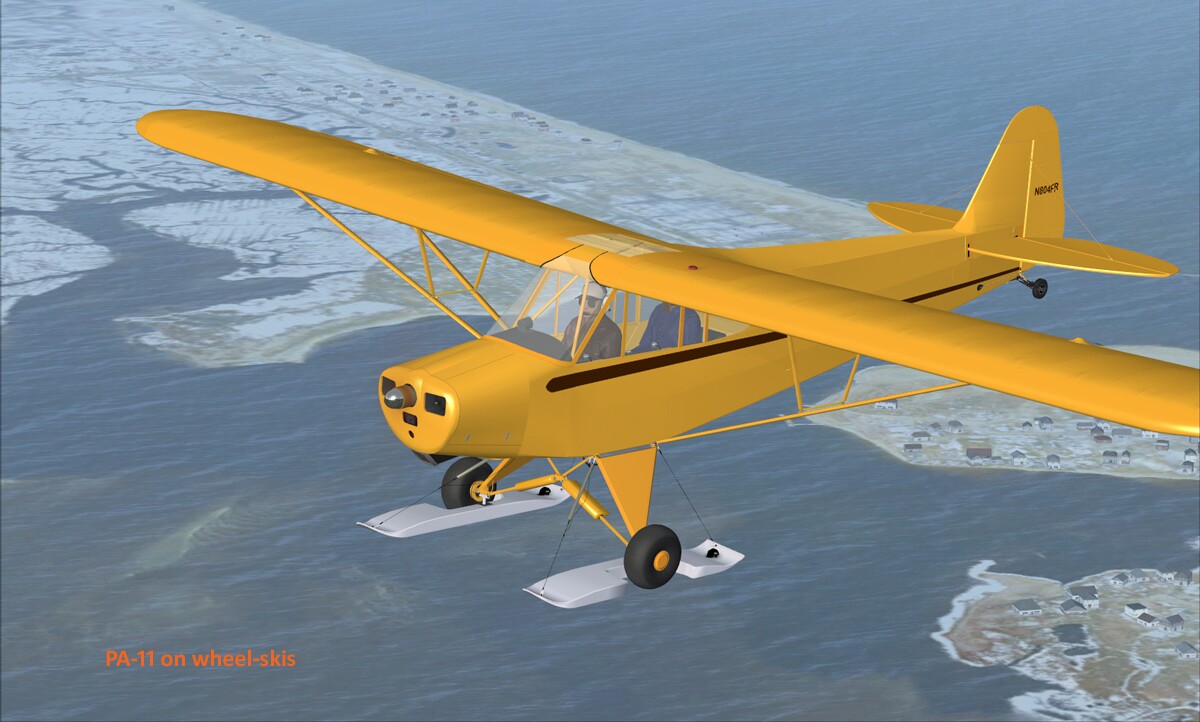 PA-11 Cub Special — FSX archive screenshot 12 of 17